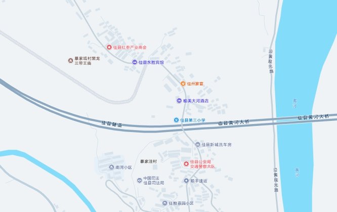 酒店位置图